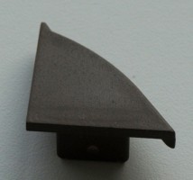 Edge Seal Strip Barier Egger - End Cap- right, Dark Brown