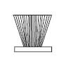 SEVROLL stop brush self-adhesive 4.8x4mm gray