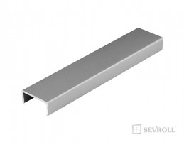 SEVROLL 00031 "U" profile for laminate 18mm 3m silver