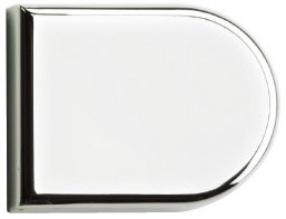 HETTICH 40495 cover cap "D" for glass 4-5,2 mm chrome
