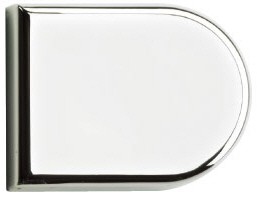 HETTICH 40495 Cap "B" (shape D) for glass 4-5.2 mm Cr gloss
