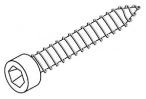SEVROLL screw 6,3x32 Sevroll a Simple