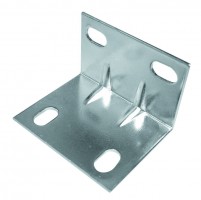 STRONG Corner connecting plate 50x41x32mm,  white zinc
