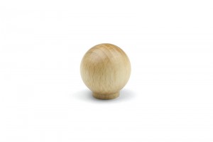 TULIP Knob Olza varnished beech + screw