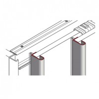 HETTICH 9130038 door handle profile aluminum