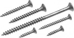Screw PZ 4.5x60 countersunk head zinc white PZ2