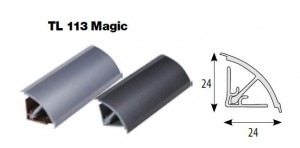 Edge Seal Strip Barier (Magic 113)  Stainless Steel,  4,1 m