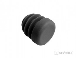SEVROLL Linea end cap for oval wardrobe rods