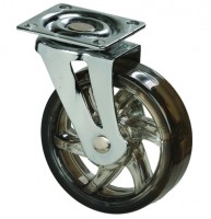 StrongCastors Castor TOP, diameter 75 mm, transparent dark, without brake