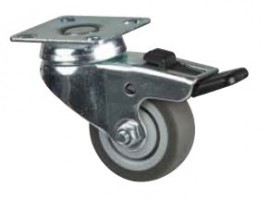 StrongCastors Castor TPE, 50 mm, rotating with brake