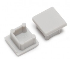 StrongLumio end parts for Smart profile grey (pair)