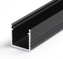StrongLumio ALU profile for LED Smart alu black 2000mm