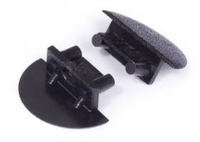 StrongLumio end pieces for strip  BEGTIN black (pair)