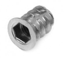 Screw nut with collar BU03 M6x17mm