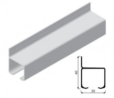 SEVROLL 50455 guide INTER B 35kg for wall 2m
