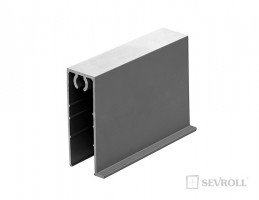 SEVROLL Pax bottom cover profile 3m 4mm silver