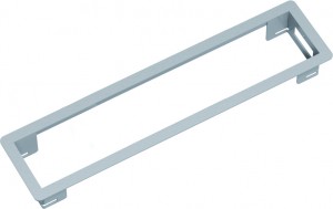 BACHMANN 317.006 Power Frame, 4x, silver gray similar to RAL9006