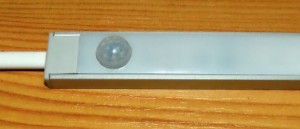 Profile motion sensor for LED strips