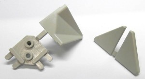 Edge Seal Strip Barier TL8-Set of End Caps (left + right) + Inner Corner 90°