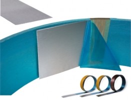 Door Kick Protection Plate Aluminium - sanded, 100 mm