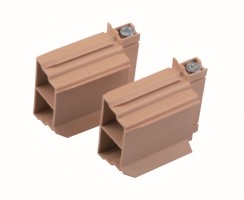 REHAU slide pin 8 mm with brake light brown (beech)