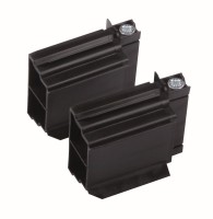 REHAU sliding pin 8 mm with brake black