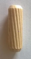 Connecting pin wooden beech spiral 8x40mm (1 PACK = 1000 pcs)
