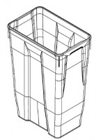 GOLLINUCCI bin for insertion for Linea 580, 30 l