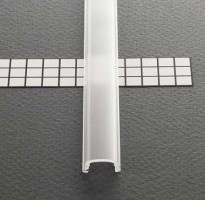 StrongLumio cover strip for Pen8 profile clip-on transparent 2000mm