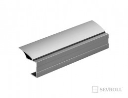 SEVROLL Beta 16mm handle profile 2,70m silver