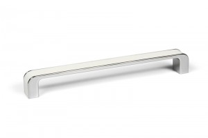 TULIP Handle Peca 128 chrome glossy/white matt