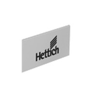 HETTICH 9123009 Arcitech cover cap with logo aluminum