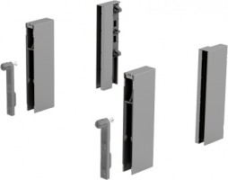HETTICH 9122978 ArciTech DesignSide adapter/124 mm silver