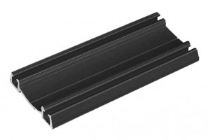 SEVROLL 04342 Elegant II bottom line 6m black brushed