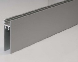 SEVROLL 03746 lower cover strip Simple/Blue 1.5m (for laminate 10mm) silver