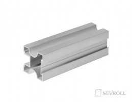 SEVROLL 03173 Karat handle profile, 2.7m, silver