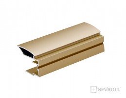 SEVROLL Alfa II handle profile 16/18mm 2,70m gold