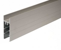 SEVROLL 04455 lower cover strip Simple/Blue 3m (for laminate 18mm) silver
