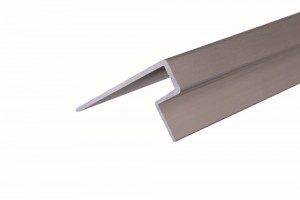 REHAU cover bar with overlap Alu stainless steel 360L