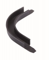 REHAU guide arc 90 ° 8 mm black