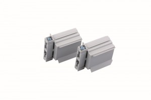 REHAU sliding pin 8 mm with brake gray