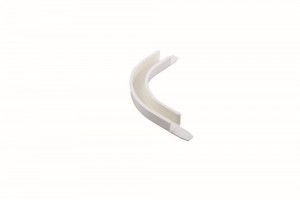 REHAU guide arc 90 ° 8 mm white
