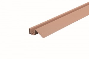 REHAU guide rail for screw light brown (beech)