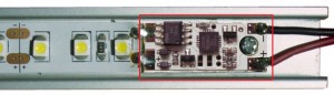 StrongLumio LED switch / dimmer 12 / 24V yellow LED