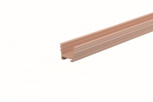 REHAU guide rail 8 mm for milling light brown beech