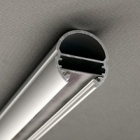 TM-profile LED Oval aluminum anodized 1000mm