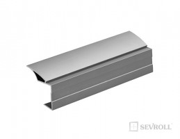SEVROLL Beta 18mm handle profile 2,70m silver