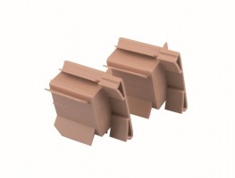 REHAU slide pin 8 mm light brown (beech)