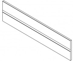 BLUM Z40L777A cross divider profile Antaro 900 grey