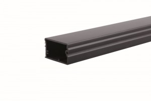 REHAU end rail black